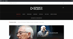 Desktop Screenshot of domacamuzika.net