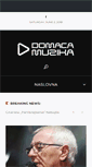 Mobile Screenshot of domacamuzika.net