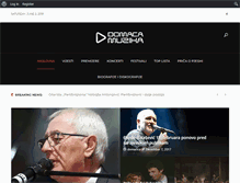 Tablet Screenshot of domacamuzika.net